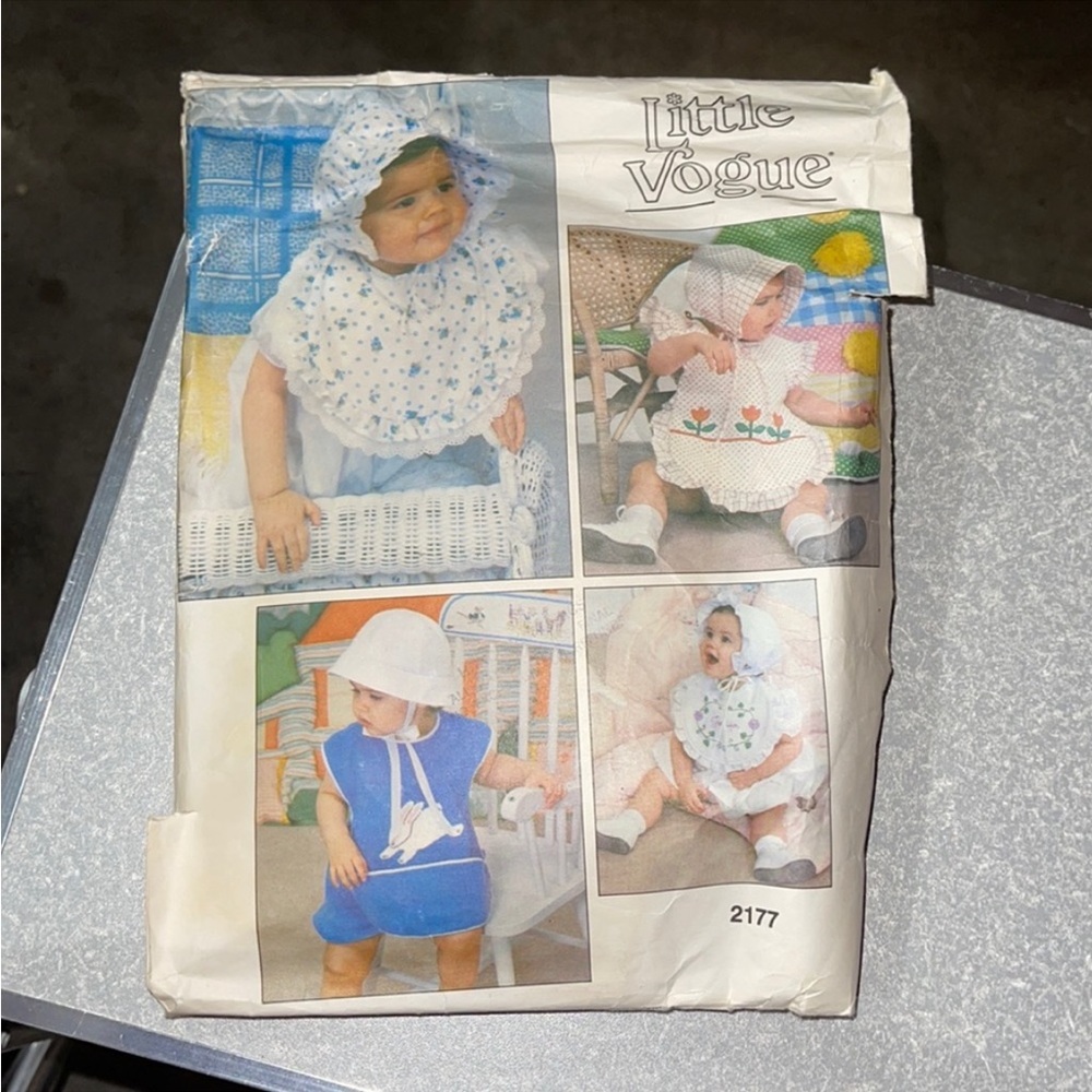 Vintage Little Vogue baby sewing pattern